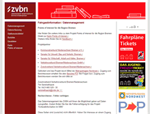 Tablet Screenshot of daten.zvbn.de